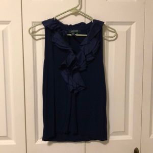 Size m Ralph Lauren top navy blue